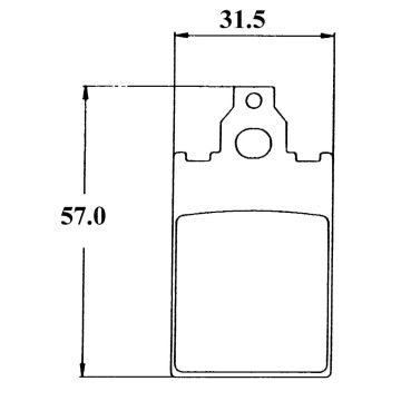Bremsbelagsatz af1/f12rst/f15/rote Rosa/rev/streetmate/tua/you für DMP