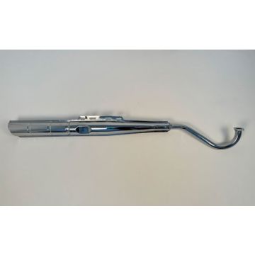 Auspuff Standard 22mm abgewinkelt Original Puch Maxi chrom