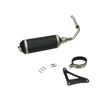 Auspuff EVO-1 Vespa Primavera/ Sprint/Piaggio Zip 4-takt euro 5 schwarz Power1