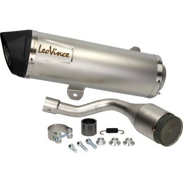 Vespa GTS 300 (euro4) Aluminium-/Kohlenstoffauspuff | Leovince 14316ek