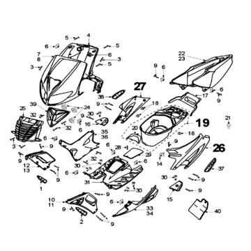 GRILL RECHTS original-736038BLpeu