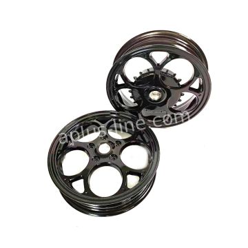 Felgenset passend für Vespa Primavera/Sprint Gloss Schwarz