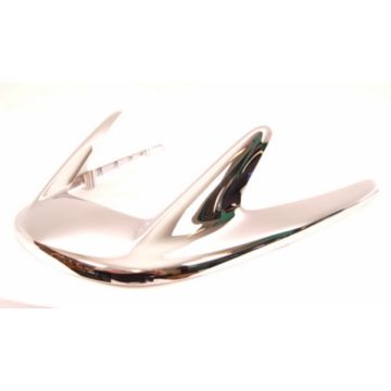 Zierstück für den hinteren Kotflügel (oben) China AGM Grande Retro/Bella/Torino/Roma/Custom/Borsalino/Amaro/Classic/Aurora chrom original 70103003bz