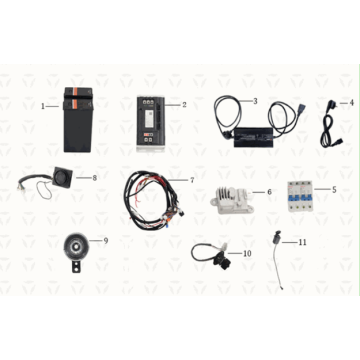 Kabelbaum Assy/Akku/Ladegerät Yadea T9L