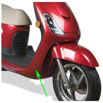 Bodenspoiler/Seitenschweller Sym Fiddle rot original 64300-ala-000-rd