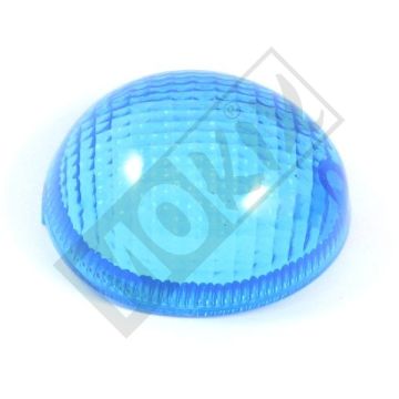 Blinklichtglas Cev links/rechts oval blau