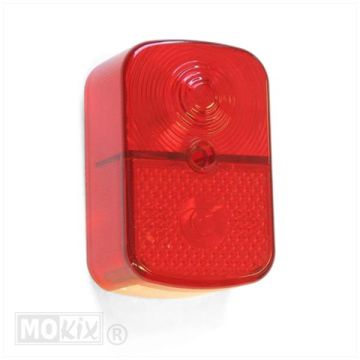 Rücklichtglas Simson rot