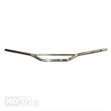 Motocross-Lenker (niedriges Modell) chrom, Breite 82 cm, Höhe 9 cm, Supertec