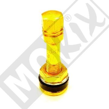 Ventil schlauchlos gerade gold