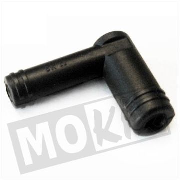 Zündkerzenstecker Silikon 2t 7mm 4,0/12mm schwarz