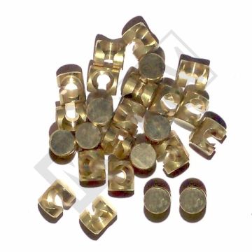 NIPPEL 8 x 9 mm MIT SCHLITZ 25 Stück EINSETZEN