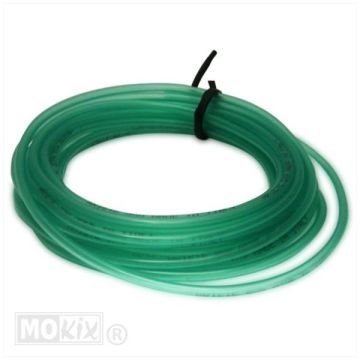 Benzinschlauch 5x8mm PVC transparent grün 10 Meter Ariete