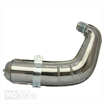 Auspuff Mobylette MBK 40/50 chrom MKX