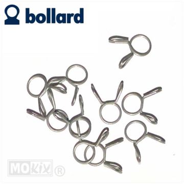 Kraftstoffschlauchschelle/Mickey-Clip einzeln 7,1 mm, 10 Stück