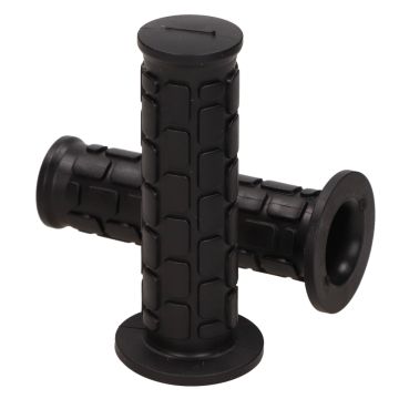 Griffset schwarz Blockmotiv universal Zündapp/Kreidler manuell 24/24mm Durchmesser