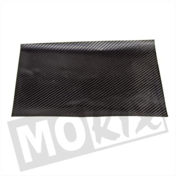 AUFKLEBERBOGEN CARBON 25x35cm MATTSCHWARZ