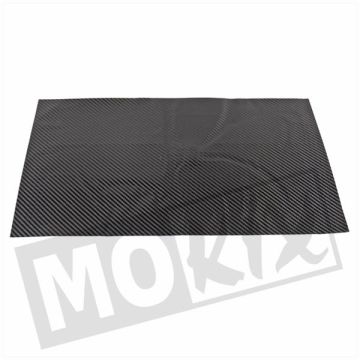 AUFKLEBERBOGEN CARBON 50x35cm MATTSCHWARZ