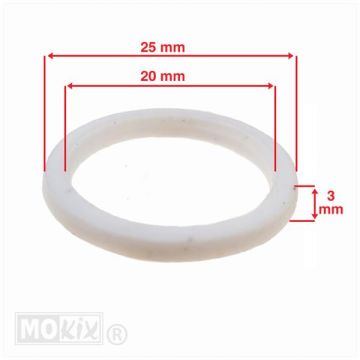 ABSPERRRING (PVC) 20x25x3 PIAGGIO/CHINA 4T (1)