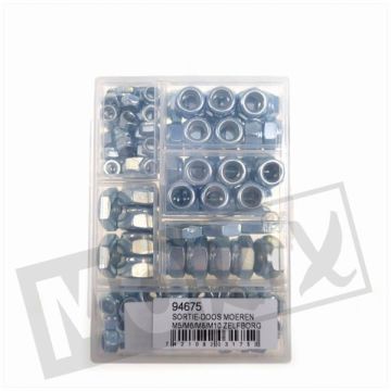 SORTIE-BOX-MUTTERN M5/M6/M8/M10 SELBSTHEMMEND (140)