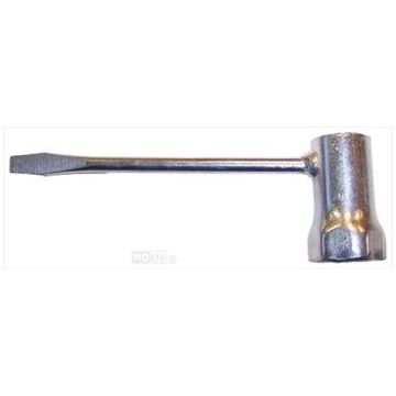Zündkerzenschlüssel-Schraubendreher hinten am Moped Durchmesser 14mm SW 21