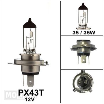Birne 12V PX43T 35/35W HS1 CE-Zulassung Poller