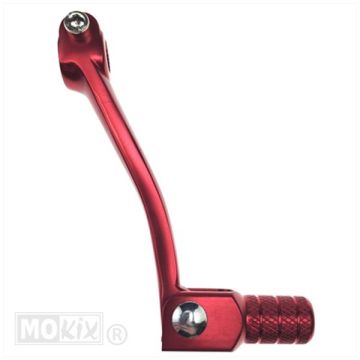 Minarelli AM6 Supertec-Schaltpedal aus Aluminium, rot