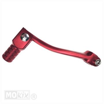 Minarelli AM6 Supertec-Schaltpedal aus Aluminium, rot