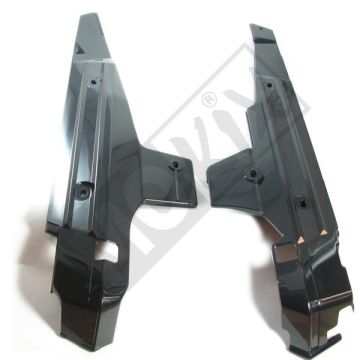 Seitenverkleidung/Motorradabdeckung Puch Maxi schwarz links+rechts -9610