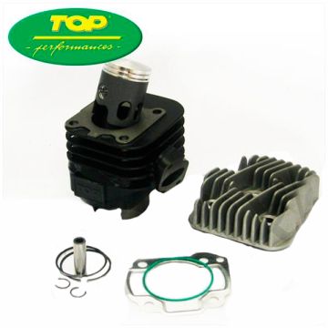 Zylinder Minarelli horizontal AC 50cc 40mm Black Trophy Spitzenleistungen