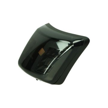 Rücklicht smoke//Rahmen/Kante mattschwarz -Power 1- Vespa GTS 125-300/GTS Super 125-300 2014-2017 (E-Prüfzeichen)