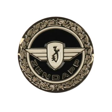 Aufkleber/Tankemblem (Zündapp mit Logo) Benzintank Aluminium 3D dick 65mm 517-20.142