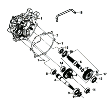 Sym Jet 14 125I E4 Antriebswellen