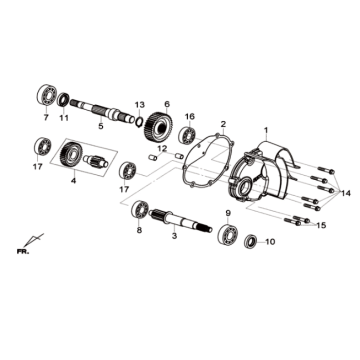 Sym Joymax 125I ABS-Antriebswellen