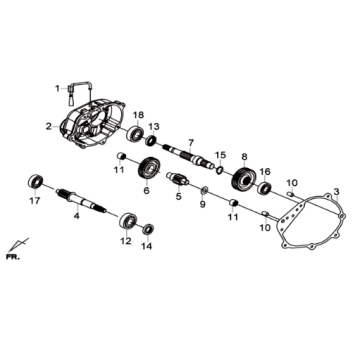 Antriebswellen Sym Joymax 300I ABS E3 2014-2016