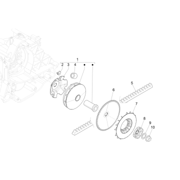 Antriebsrolle Piaggio Liberty 50 4-Takt (IGET Euro 4)