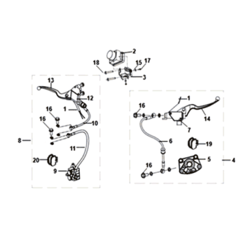 ABS-Bremssystem Sym Symphony ST 200I