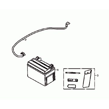 Sym Orbit II Euro 4 Mattgrau AKKU/WERKZEUGSET