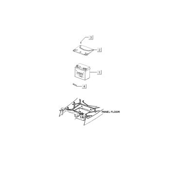 Batterie Kymco Agility Fat 12" 50 4T AC Weiß