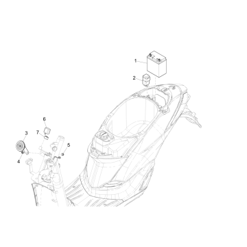 Batterie Piaggio Liberty 50 4-Takt (IGET Euro 4)