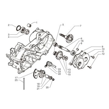 Hinterachse Beta Ark-K AC Skull 2010 2-Takt