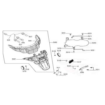 Rücklicht-Kotflügel Neco Lola cremegrün