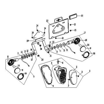 Rücklicht Fosti Veneri