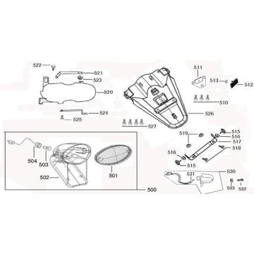 Rücklicht BTC Legend rot