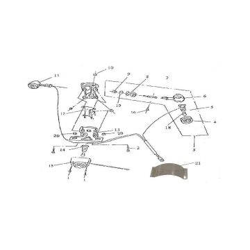 Rücklicht Turbo RG50 125 cc