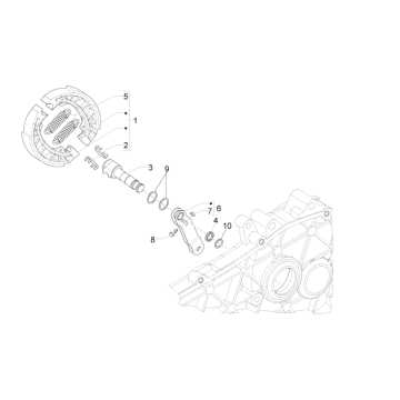 Bremse hinten Piaggio Liberty 50 4-Takt (IGET Euro 4)