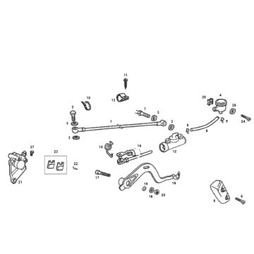 Hinterradbremse SENDA R X-TREME 2007 E2 3ED