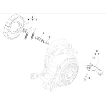 Vespa Elettrica 2018-2019 Hinterradbremse