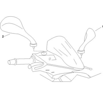 Rückspiegel Gilera Runner 200cc VXR 4-Takt 2006