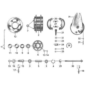 Zündapp GTS 50 517-40L5 Heckantrieb