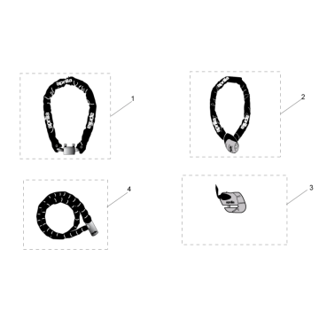 Diebstahlsicherung Aprilia SR 50 H2O ie+Vergaser 2004-2009